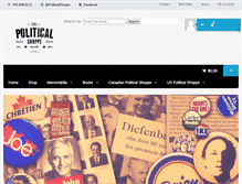 Tablet Screenshot of billspoliticalshoppe.com